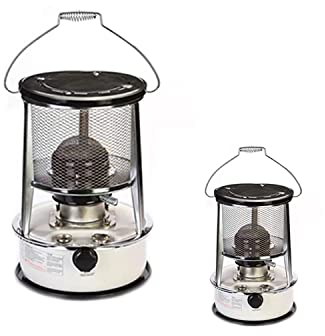 AEMIN Petroleumheizung Mit Löschautomatik Innenraum, Petroleumofen Für Innenräume, Petroleum Ofen Heizung，Für Indoor Outdoor Patio Camping（Red, White） (Color : White-B)