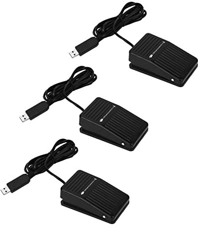 DAZLOR 3X PC USB Fussschalter Tastatur Pedal