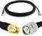 RANGEFUL 3m TNC Stecker auf SMA Stecker RG58 Koaxialkabel — TNC SMA Verlängerungskabel 3 Meter Jumper Kabel (50 Ohm) — Schwarz Antennenkabel für HAM Radio CB Funk WIFI Antenne