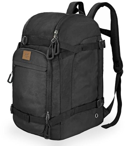 WOLT Skischuhtasche Rucksack – 50L Snowboardstiefeltasche für Flugreisen für Schneestiefel, Skihelm, Handschuhe, Brille, Skiausrüstung