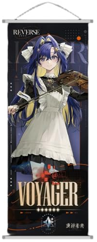Sonsoke Spielfigur-Wandkunst-Poster, Wandbehang, Rollposter, Leinwand, Kunst, Wandrahmen, Schlafzimmer-Dekor, 70 x 25 cm (Voyager)