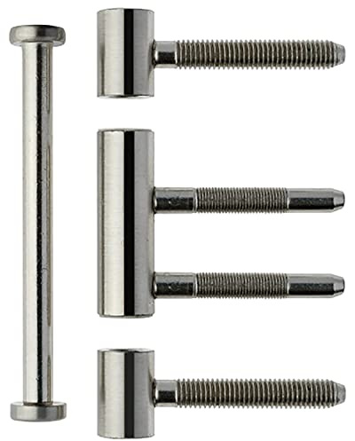 Einbohrband 3-tlg. Typ 335 ø 15 mm, Stahl vernickelt matt