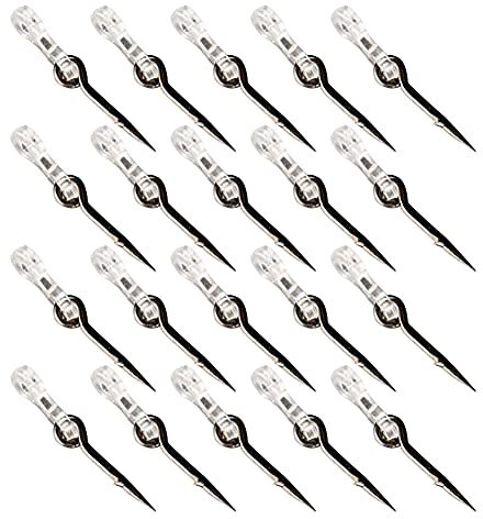 Bait Spike 20PCS 15MM Carp Fishing Hook Sting Pin with Barbs Rubber Corn Ronnie Hair Rig, Bait Stings Pin