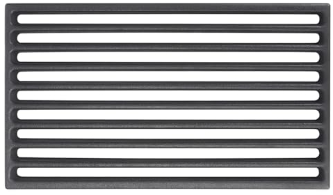 GFTIME Griglia in Ghisa per Camino, 16 x 28 cm, per Camino in Ghisa Massiccia, Griglia per Cenere per Molti Camini, Stufe, 1 Pezzo