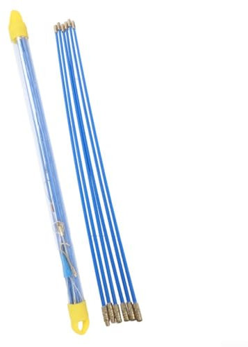 Flexible Fibreglass Cable Rods, Set of 10 x 33cm, Easy Wire Installation
