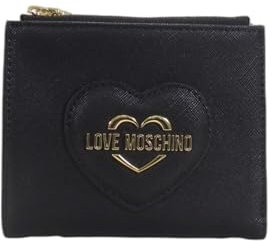 MOSCHINO Portafoglio donna Love libretto in ecopelle nero A25MO27 JC5734PP0LKL0000 NERO
