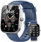 Montre Connectée Homme Femme, 1.91 HD Smartwatch avec Appel Bluetooth, 112+ Sportifs Montre Sport avec Cardiofrequencemetre/Moniteur de Sommeil/Podometre, Etanche IP68 Montre Intelligente, Bleu