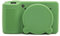 GR IIIx GR III Camera Case,Soft Silicone Protective Case Ultra-Thin Lightweight for Ricoh GR IIIx GR III GR3x GR3 Camera with Detachable Lens Cover (Green)