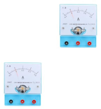 Artibetter 2stücke Physik Amperemeter Für Experimente Präzises Druckempfindliches Messgerät Aus Robustem Einfach Zu Bedienen Hohe Sensitivität Klare