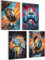 mojoliving Gaming Zimmer Deko Bilder Poster Wand für Gamer Jugendzimmer Set mit Neon Sign Motive | Coole Geschenke für Gamer Zocker Bilder Wand Neon Wandbild