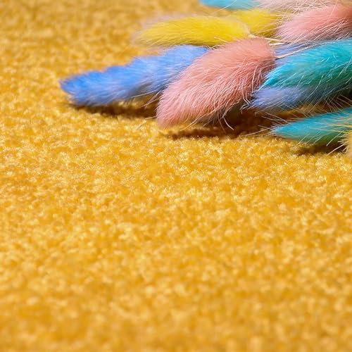 ELzEy Self Adhesive Carpet Tiles 1pcs 20X20 Multi-Color Carpet Tiles,Self Adhesive Carpet Tiles 1pcs(Yellow)