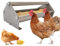 Futtertrog Hühner Metall, hühner futtertrog, futtertrog für geflügel, Futterautomat für Hühner Geflügel Enten, Passend für Hühner-, Enten- und Gänsefutterautomaten (20cm)