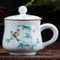 KRXSOBNV, Coffee Cup，Tea Cup， 320ml Ceramic Tea Cup Ceramic Water Cup Office Household Coffee Mug Kung Fu Tea Ceremony,Teacups