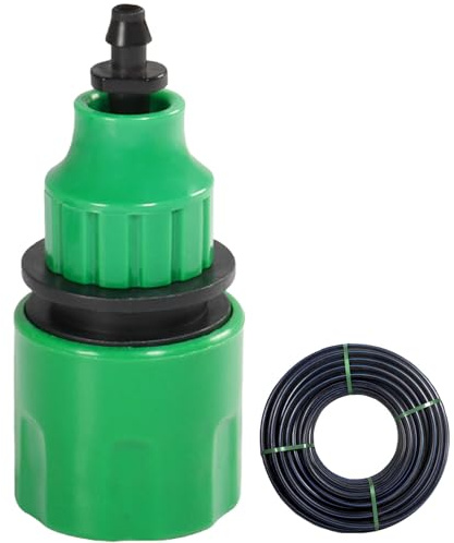 1 PC Garden Water Hose Quick Connector, Hose Pipes Adapter Fitting Garden Micro Irrigation Adapter, Irrigation Hoses Pipe Connector for 8/11mm 4/7mm Pipe