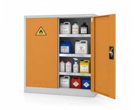 Jan Nowak Chemikalienschrank Metall 104 x 100 x 40 cm abschließbar