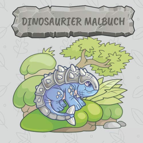 Dinosaurier Malbuch: 40 wunderschöne Dinosaurier zum ausmalen in verschiedenen Schwierigkeitsgraden - perfekt für Kinder ab 2 Jahren