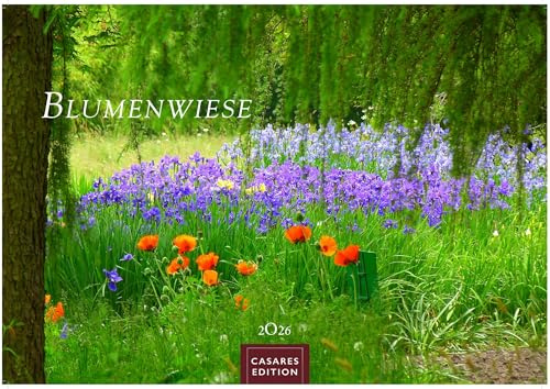 Blumenwiese Kalender 2026 – Wandkalender | Fotokalender Naturkalender 35x50cm | Wunderschöne Fotos der blühenden Natur