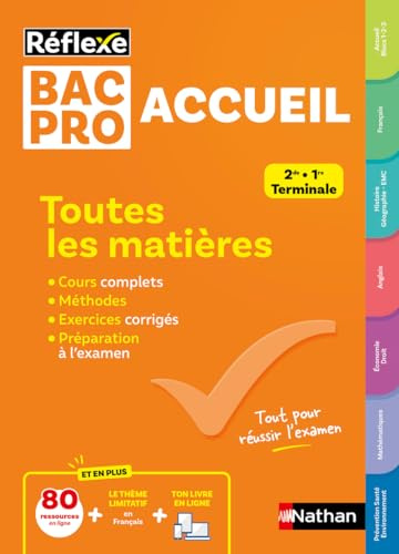 Bac Pro Métiers de l'Accueil - Toutes les matières Lycée - 2de, 1re, Term - Réflexe - 2026-2027