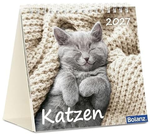 Katzen 2027 – Tischkalender