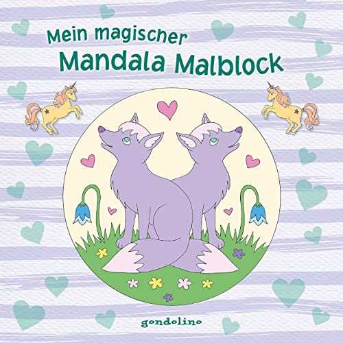 Mein magischer Mandala Malblock (Fuchs): 40 Motive zum Ausmalen, Heraustrennen und Verschenken.
