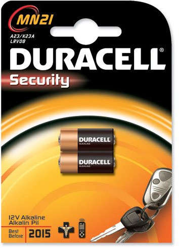 Duracell 75072670 Alkaline 12 V Non-rechargeable Battery – non-rechargeable batteries (Alkaline, Cylindrical, 12 V, Black, Gold)