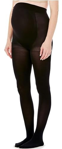 Ingrid & Isabel - Opaque Maternity Tights - Black Maternity Tights & Hosiery With Non Binding Waistband, Black, M/L