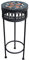 PrimoLiving Metall Blumenhocker/Beistelltisch Mosaik rund schwarz Gr. S (P-934)