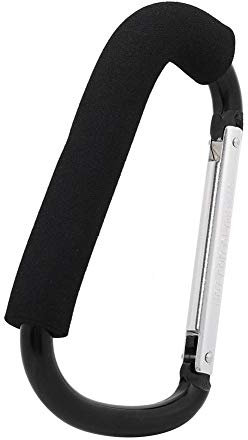 Ganci per passeggino sedia a rotelle carrozzina borsa da trasporto gancio per passeggino e borsa della spesa moschettone accessori per pannolini