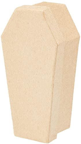 Decopatch Décopatch BT059C - Box aus Pappmaché, Sarg 12,5x6x4cm, ideal für Halloween, 1 Stück