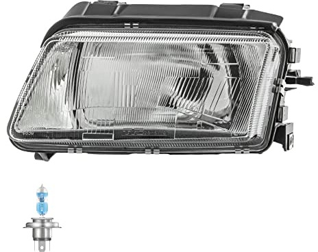 Halogen Scheinwerfer Frontscheinwerfer links H4 für A4 Avant inkl. Lampen
