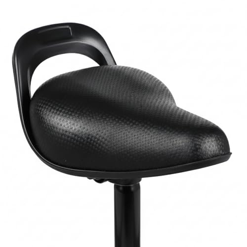 Kids Bike Seat Replacement - Comfortable Padded Bicycle Saddle for 12 14 16 Inch Boys Girls Bikes Soft Breathable Cushion for Mountain Road Cycling (Universal Fit, Black)