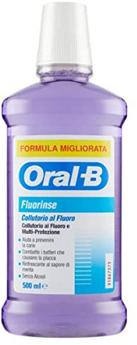Oral-B - Oral B Collutorio Fluorinse Al Fluoro 500ml - 980458350