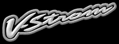 Masterpatch Aufnäher für Fans Suz V-Strom Patch für Suzuki V-Strom Bikers XT 250 650 1000 1050 Motorrad parche Bordado brodé patch écusson toppa ricamata