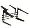 Fame DJ Multi-Stand, Laptop Stand, Höhen- und Breitenverstellbar, Angewinkelte Ablagefläche, Gummierte Ablagefläche, Rutschfester Standfuß, Robust und Stabil, Kompatibel mit Pioneer DDJ-1000 (SRT),
