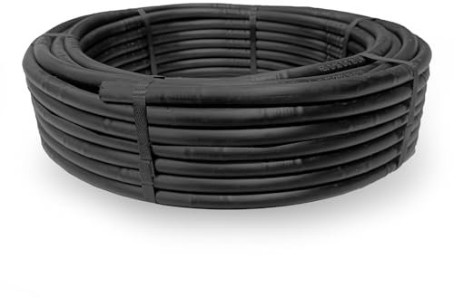 ESTO Ala Gocciolante Quattro Fori 16 Passo 20-30-40, Tubo Irrigazione a Goccia, Gocciolatore Automatico, Ala Gocciolante per irrigazione a Goccia Orto Giardino Vasi Frutteti 4 Fori 400 METRI/30