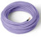 Amarcords - Cavo elettrico tessile colore LAVANDA, tondo, seta, 5 metri, con messa a terra 3x0,75mm - Filo rivestito in tessuto colorato vintage per lampade lampadari applique e abat jour.