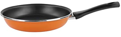 MAGEFESA Sartén 26Ø Valencia New. Antiadherente bicapa reforzado. Fondo 100% Full Induction. Exterior naranja. 50% ahorro energético.