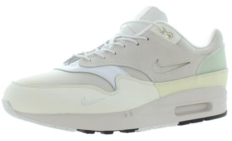 NIKE Air MAX 1 Premium, Sneaker Hombre, Summit White White Sail Coconut Milk, 45 EU