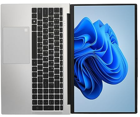 Laptop da 17,3 Pollici, con Schermo IPS con Risoluzione 2K, Tastiera Retroilluminata e Ampio Trackpad, Batteria Ricaricabile da 7000 mAh, LPDDR4 da 16 GB, WiFi da (16+512G