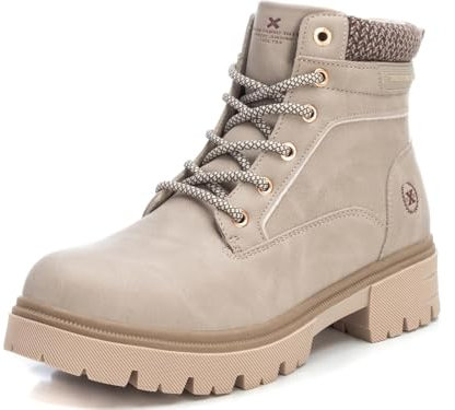 XTI 143144, Stivali Militari Donna, Beige, 37 EU