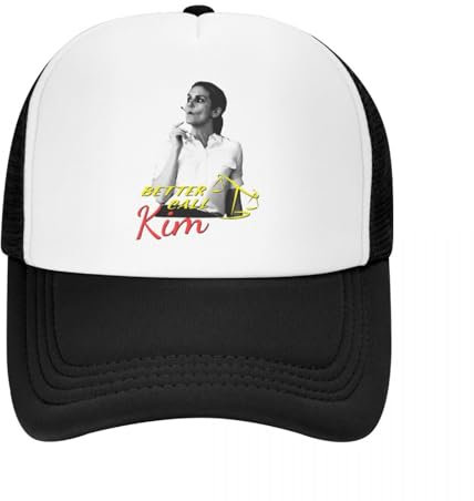 EIILHUED Better Call Saul Better Call Kim Baseballmützen Mesh-Hüte Verstellbare Schirmmützen für Erwachsene