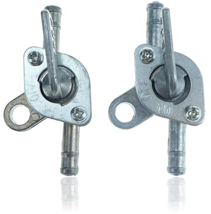 2 piezas de interruptor de gasolina, grifo de combustible, depósito de combustible, universal, para generador de depósito de combustible, motocicletas, todoterreno, karts