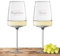 2X Schott Zwiesel Weißweinglas 535ml mit Namen oder Wunschtext graviert - Vivid Senses - Weingläser als personalisiertes Geschenk für Paare, Eltern oder zur Hochzeit - Motiv (Verzierung 03)