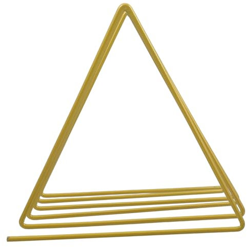 COOPHYA Triangle Book Rack Metal Vinyl Record Holder Sturdy Desktop Organizer for Magazines Books and Folders Fashionable Art Design for Home and Office Golden Finish