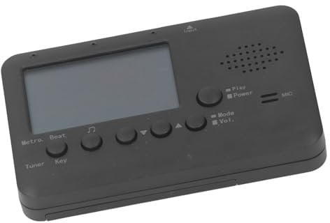 Hochempfindliches Stimmgerät für Blasinstrumente, Tragbares Elektronisches Metronom mit Clip-On-Design für Saxophon, Flöte, Trompete