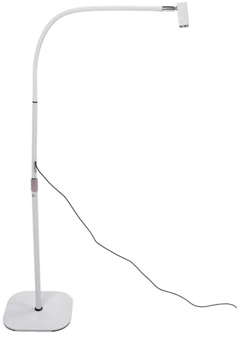 Topyond Schwanenhals-Stehlampe, 6 W UV-dimmbares LED-Licht, zoombarer Fokus, verstellbare Lampe für Wimpernverlängerung, Make-up, Nagelkunst, Tätowierung, Kosmetikbedarf