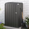 UNIONLINE Outdoor Cabinet Storage Cabinet Small, Waterproof Package Delivery Boxes for Outside, Metal Vertical Tool Storage for Backyard Garden
