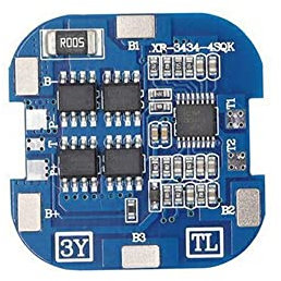 Kissmii 1 batterie au lithium 4S 10 A 14,8 V 18650 - Carte de charge et de balayeuse - Batterie solaire au lithium