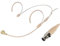 Double Over Ear Headset Microphone Ear Hook Microphone Concealed Compatible with AKG Wireless System Bodypack Transmitter, Ideal for Lectures, Live Performance, Theatre, Podcasts