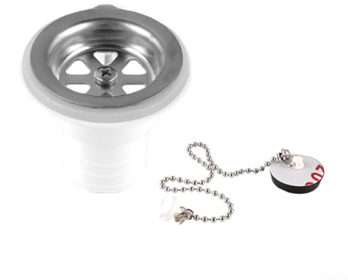 Stainless Steel RV Sink Drain Fitting With Elbow Shape For Camper Yacht Sewer Hookup, Right Angle Drain Hose Joiner, Mobile Home Sewer Adapter(Elbow)